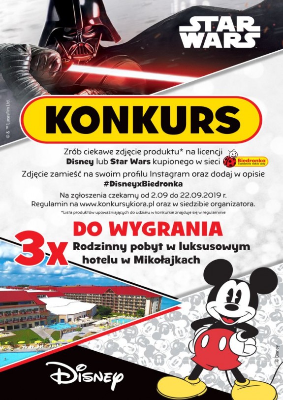 BIEDRONKA – „Disney i Star Wars w Biedronce”