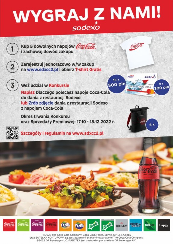 SODEXO - „Danie z napojem Coca-Cola”