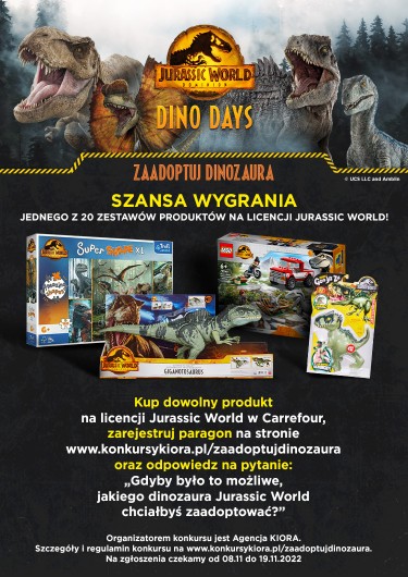 CARREFOUR – ZAADOPTUJ DINOZAURA