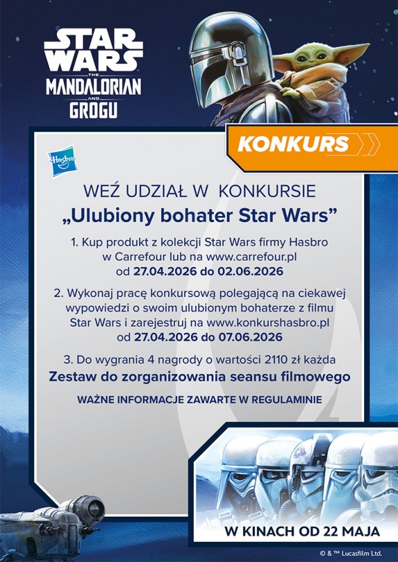 CARREFOUR - Ulubiony bohater Star Wars